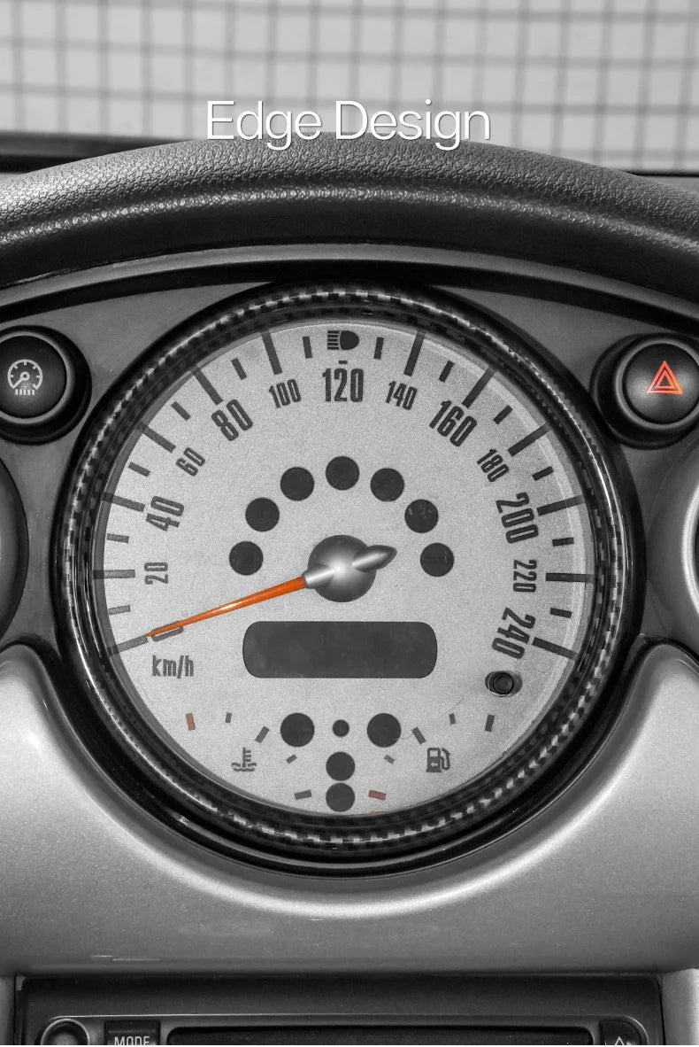 Speedometer Trim Ring Cover Decoration Sticker for Mini Cooper R50 R52 R53 2001 2002 2003 2004 2005 2006 Styling Car Accessories