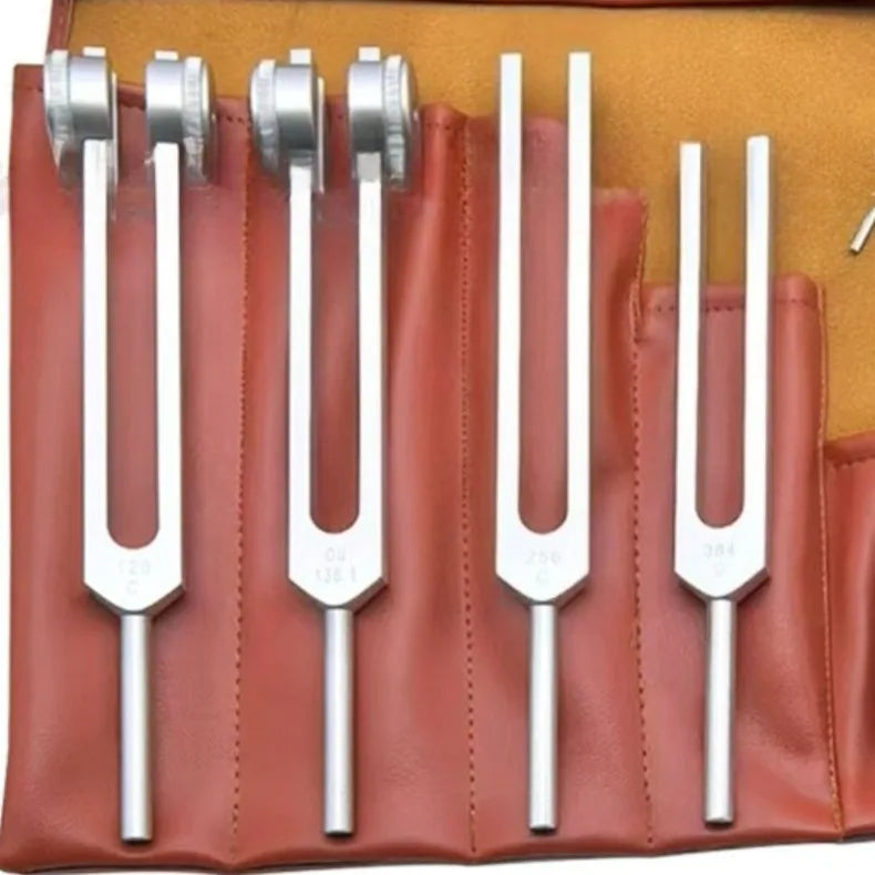 Diapason Tuning Fork Full Set Healing Chakras Tuning Forks Meditation Aluminum Alloy Forks Sound Therapy Percussion Instruments