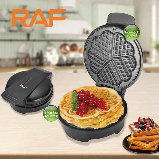 Electric Waffle Maker Cooking Kitchen Appliances Multifunction Breakfast Waffles Machine Non-stick Iron Pan