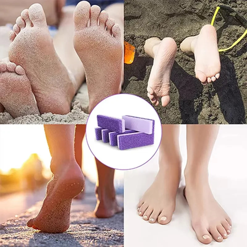 1/10Pcs Foot Pumice Stone Foot File Callus Dead Skin Remover Foot Heel Scrubber Smooth Feet In Seconds Pedicure Exfoliator Tool