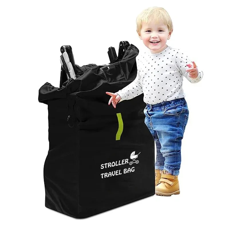Baby Stroller Travel Bag with Shoulder Belt Pram Universal Dust Bag Organizer Kindergarten Carts Accessories Walker Cribs Bags