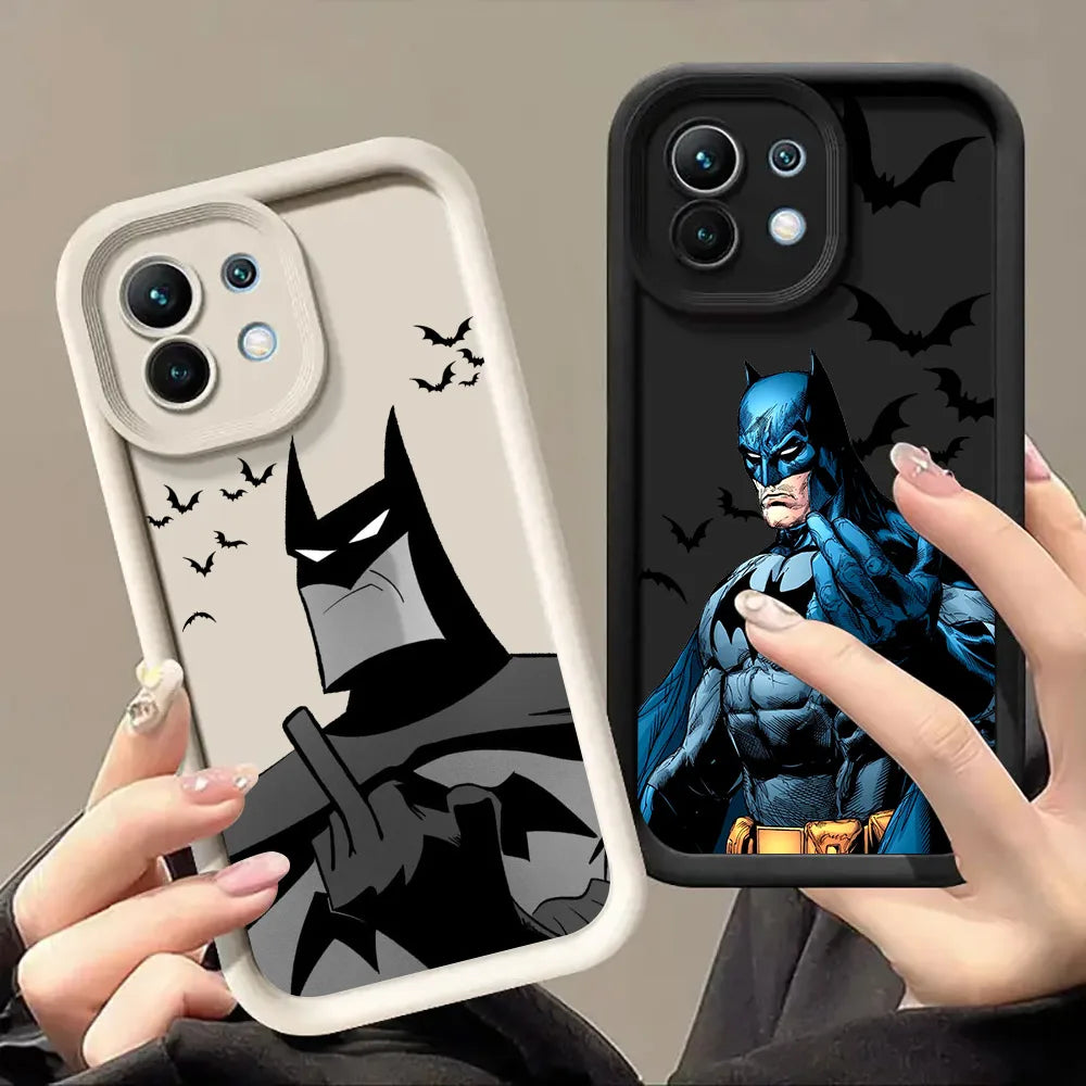 B-Bats-Mans Marvel Bat Phone Case for Xiaomi Mi 13T 14 T 15 15T Pro 17 Ultra Poco M7 M8 F8 F7 X6 X7 X8 Pro Max Shockproof Cover
