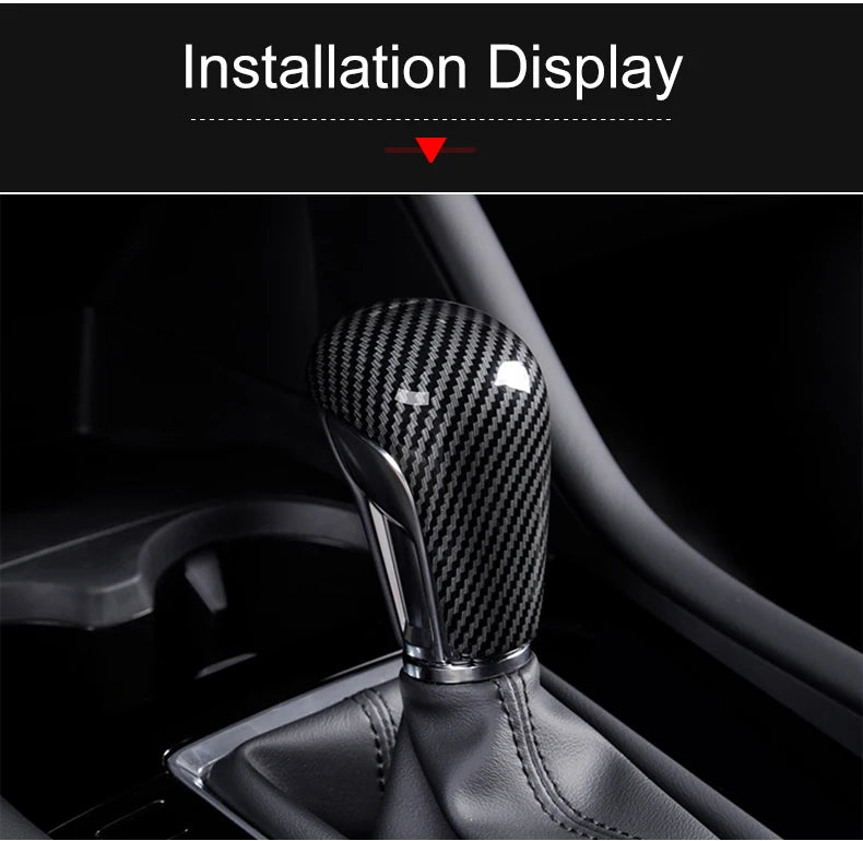 Car Gear Shift Knob Gear Head Cover Trim Sticker For Mazda 3 BP Axela CX-30 CX30 CX-50 CX50 2019 2020 2021 2022 2023 2024 2025