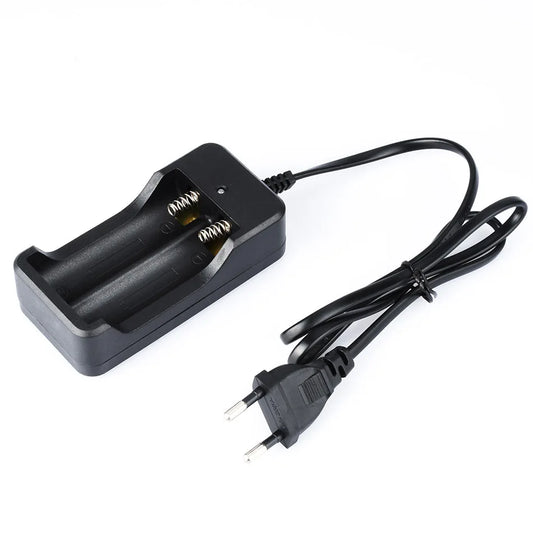 Dual Slots USB Batteries Smart Charger EU Plug 18650 26650 14500 Universal Battery Charger For Li-ion 3.7V Rechargeable 2 Slots
