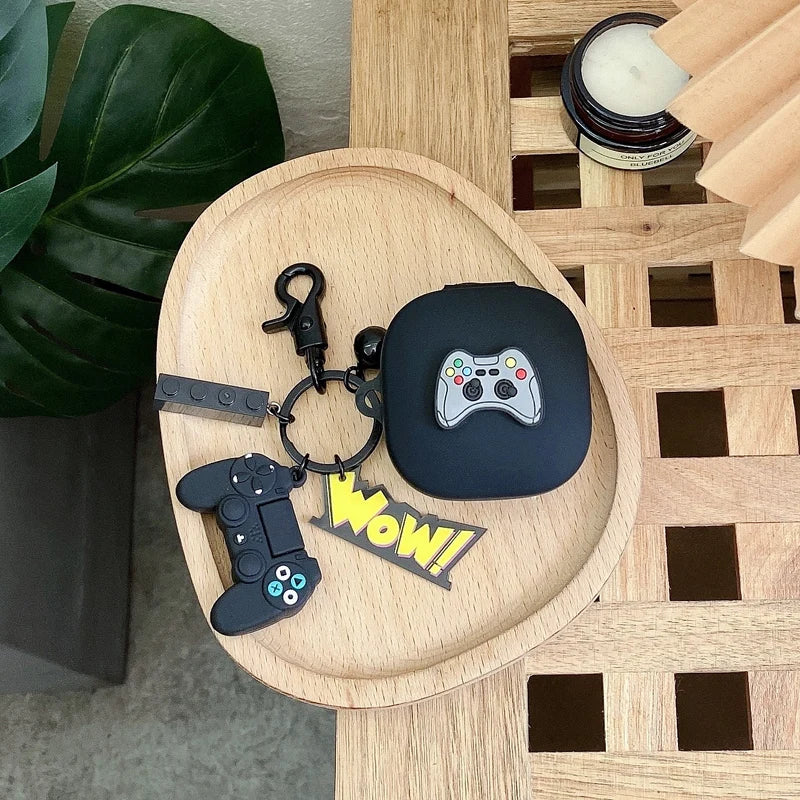 Cartoon Game Silicone Earbuds Protective Case For QCY T13 Earphone Shockproof Skin Shell Charging Box Cover For QCY T13 ANC