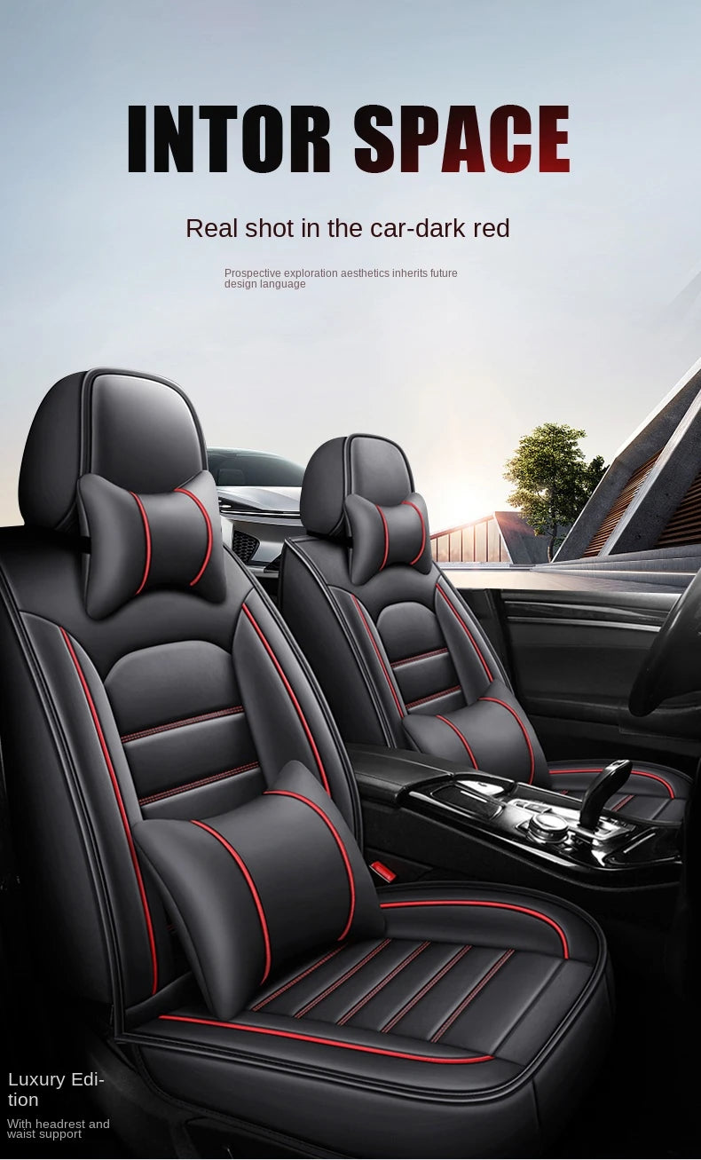Universal Style Car Seat Cover for Volkswagen Touareg Golf ID3 ID4 X T-Cross Car Accessories Interior Details Seat Protector