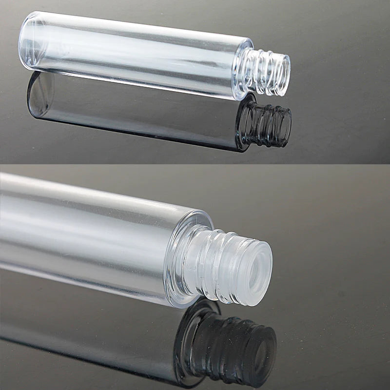 30-100sets 10ml Empty Mascara Tube Eyelash Cream Vial Liquid Bottle Portable Cosmetic Container with Black Cap Refillable Bottle