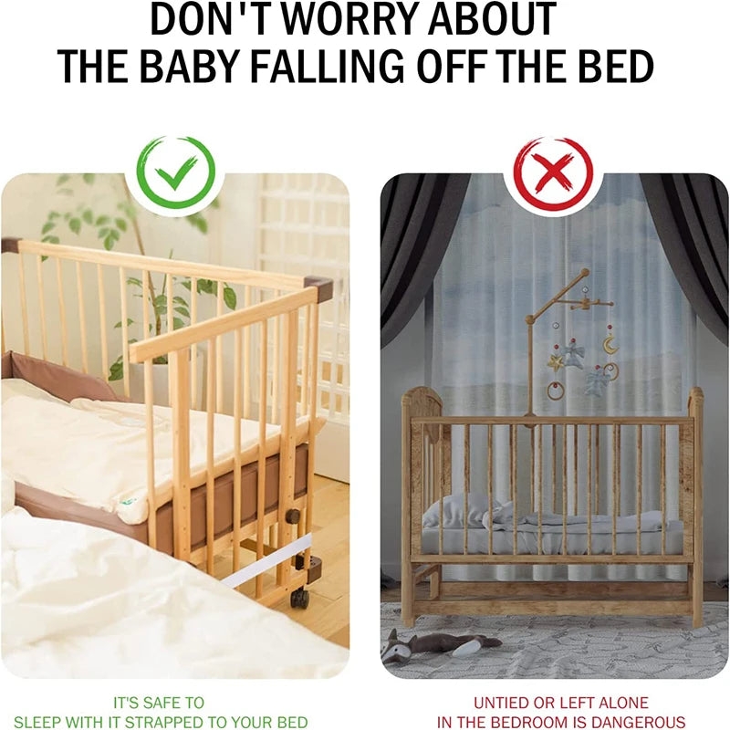 Mattress Connecting Strap Bed Bridge Twin Kit Adjustable Fixing Belt Sheet Fastener For Crib Baby Bed Connection Holder