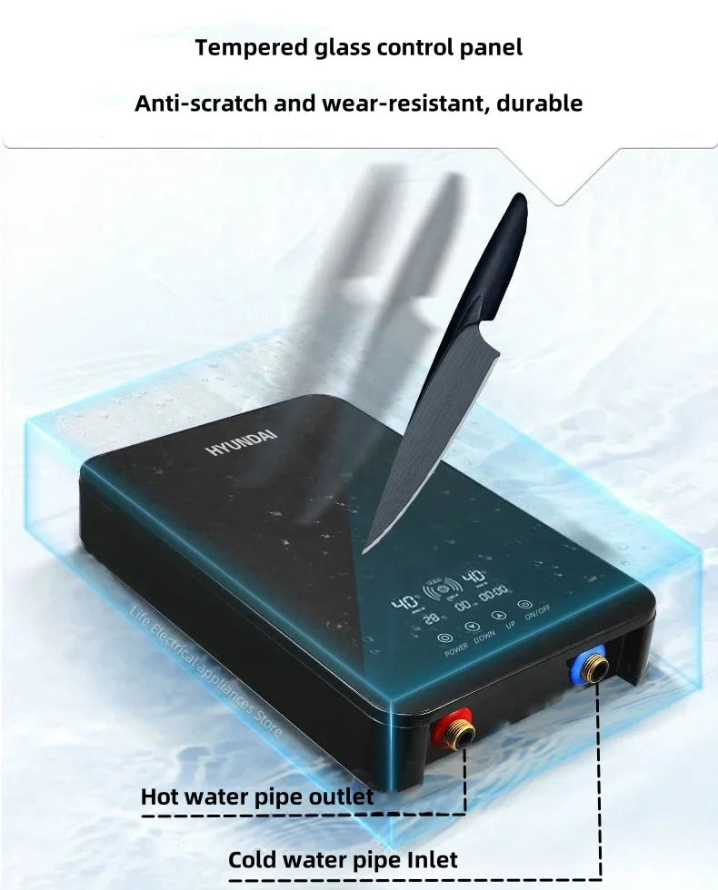 Intelligent Electric Water Heater Tankless Water Heater Household Fast Hot Bath Machine Apartment Hotel Bathroom Hot Shower