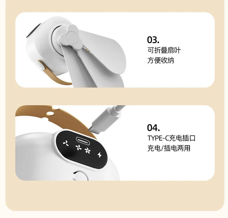 Outdoor Fan Small Ceiling Dormitory Night Light Remote Control Electric Fan Home