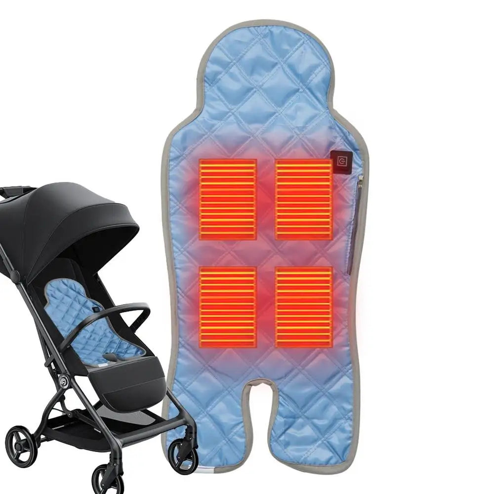 Winter Auto Car Seat Cover Mat For Baby Kids Children Warm Seat Heating Pad USB Universal Accessories Automobiles Seat Covers