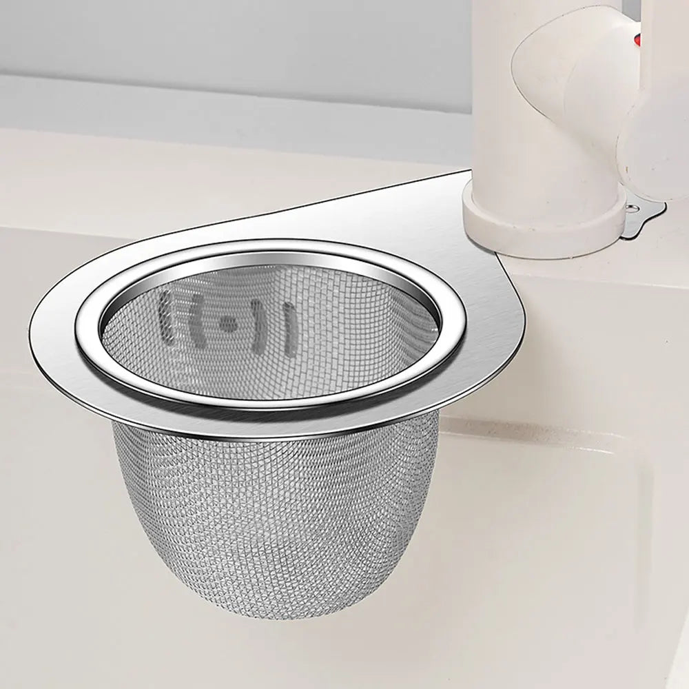 Stainless Steel Swan Sink Strainer Basket Removable Goosehead Storage Drainage Basket Goosehead Hanging Wet & Dry Drainage Racks