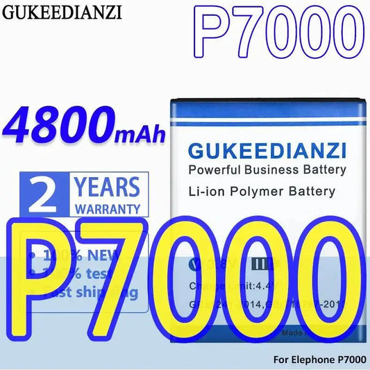 4800Mah Mobile Phone Battery Good Low-Temperature Performance For Elephone P7000