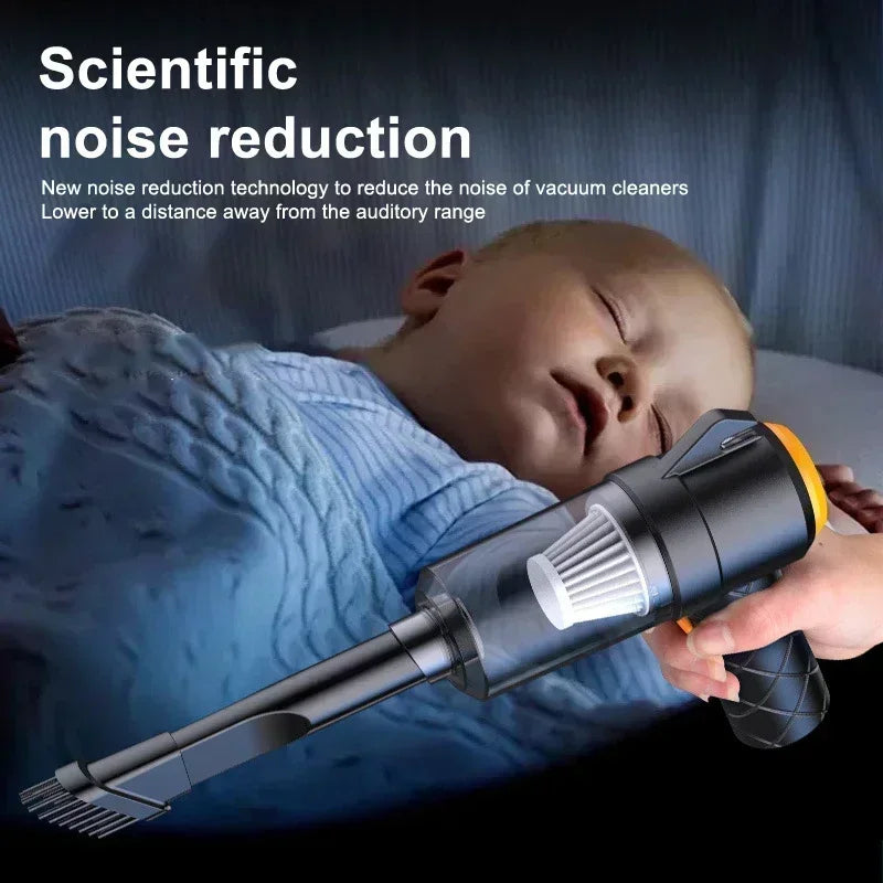 Xiaomi 350000PA Car Vacuum Cleaner Wireless 6 In 1 Handheld High Power Rechargeable Strong Suction Blowing Vacuum Cleaner