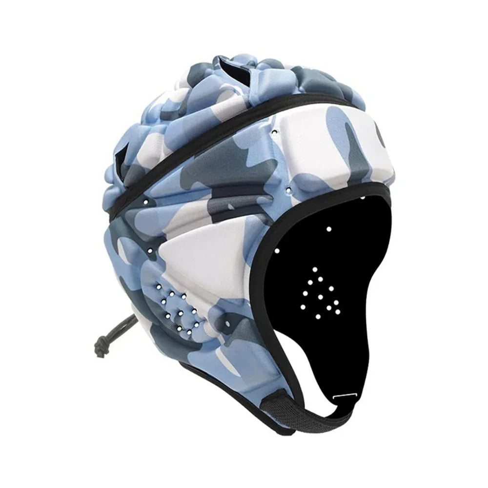 Adult Rugbys Football Helmet Headguard Goalie Hat Caps Soft Protective Rugbys Headguard