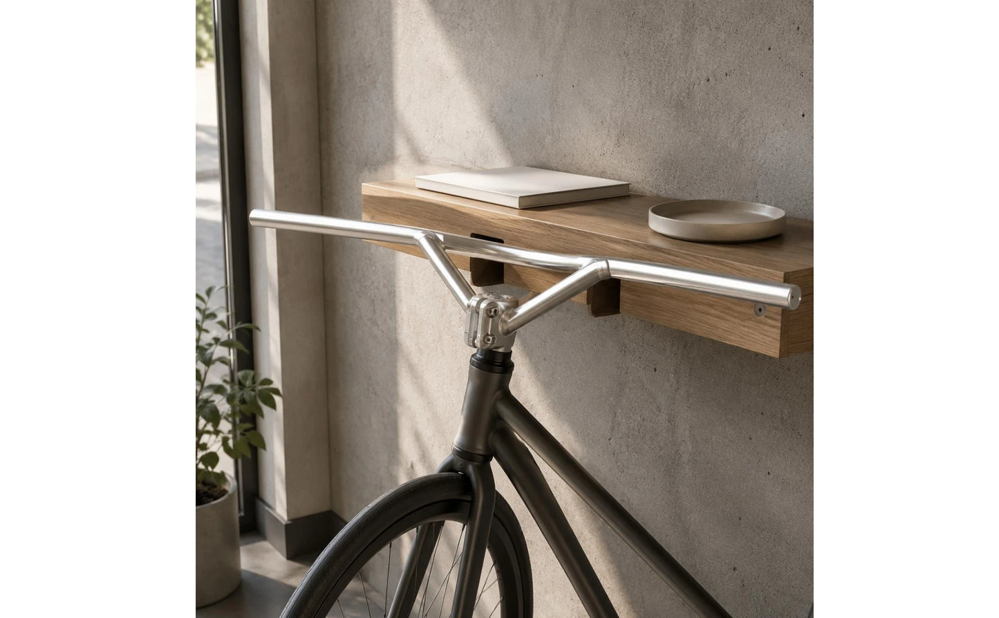 Aluminum Alloy Handlebar Retro Appearance Aluminum Riser Handlebar Riser Bike Bar Comfortable Grip Cycling Equipment Lightweight
