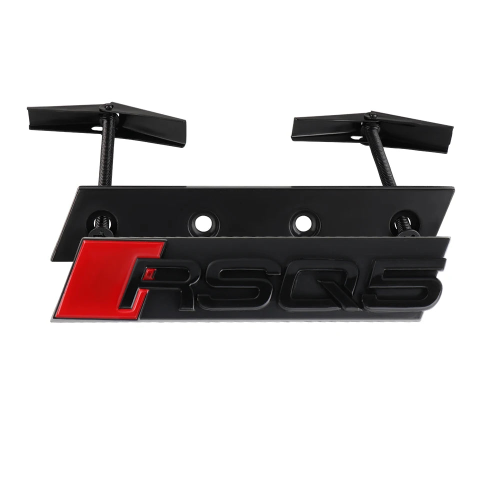 Car Styling Front Grille Emblem Decoration Sticker Auto Modification Accessories For Audi SQ3 SQ4 SQ5 SQ6 SQ7 SQ8 RSQ3 RSQ5 RSQ7