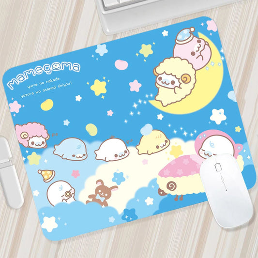 Japanese Cute Mamegoma Small Mouse Pad Gaming Mousepad PC Gamer Mouse Mat XXL Computer Pad Keyboard Mat Desk Pad Laptop Mausepad
