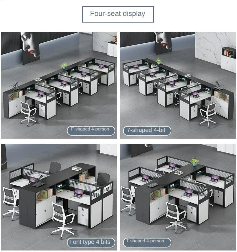 office furniture workstation modern furniture simple fashion workstation table office staff  workstation desk