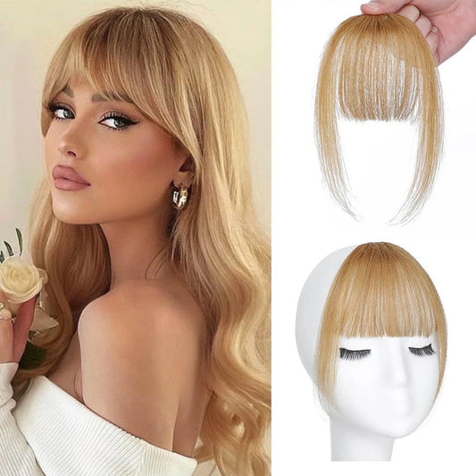 Human Bangs Hair Clip-In Extension Synthetic wig Fringe Natural False Hairpiece Women Clip in Bangs Hair Styling Tools