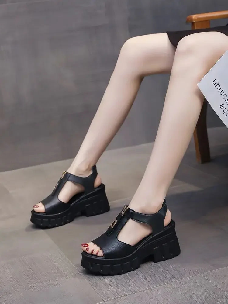 Ladies Shoes Anti Slip Hot Women's Sandals Daily Outdoor Chic and Elegant New Breathable Fashion Footwear Wholesale Sales Casual