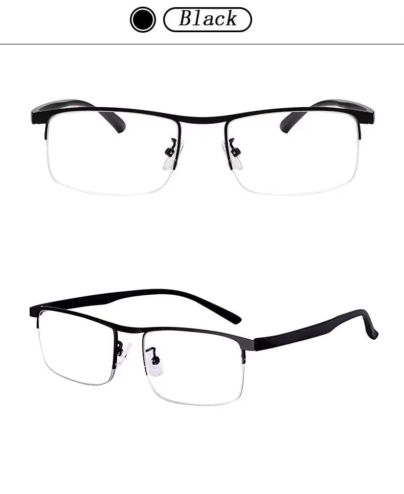 2026 Intelligent Zoom Progressive Multi-Functional Reading Glasses Women Men Multifocal Anti-Blue Light Hyperopia Eyeglasses
