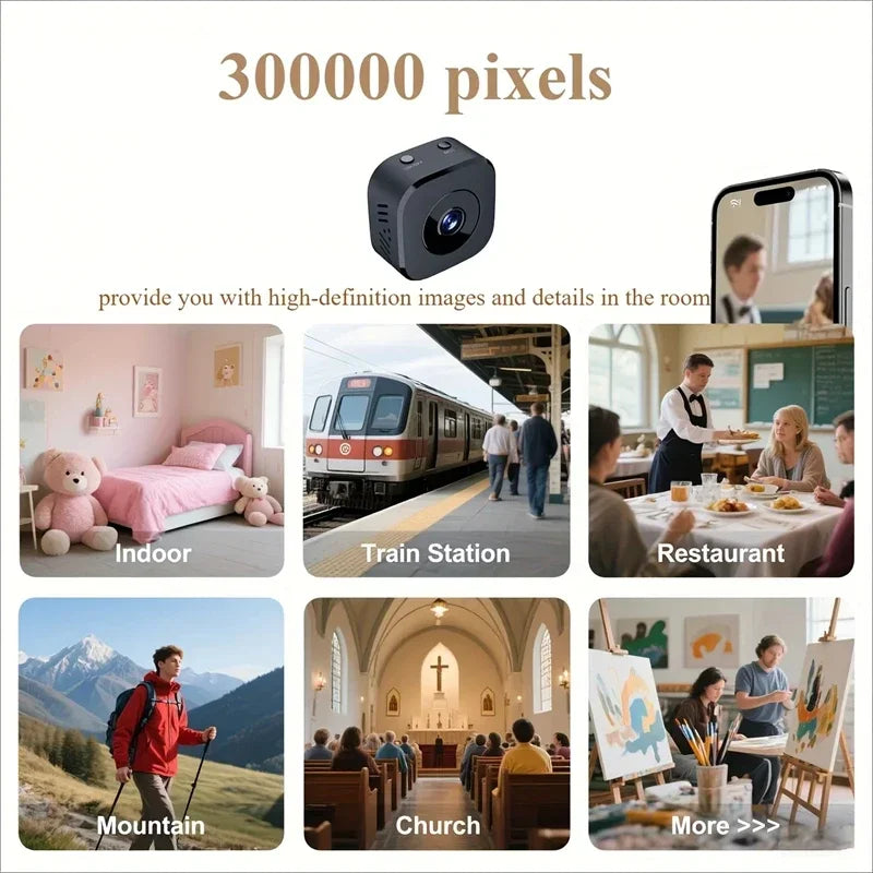 Xiaomi Mini Security HD Camera 4K Wireless WiFi Surveillance With 2 Way Audio Motion Detection Intelligent Infrared Night Vision