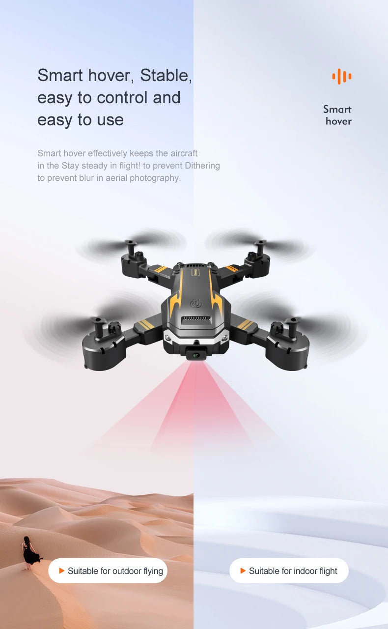 NEW G6 Mini Drone RC Camera Dron Remote Control Quadcopter Follow Me Helicopter Circle Fly Drones For Kids Toys Birthday Gift