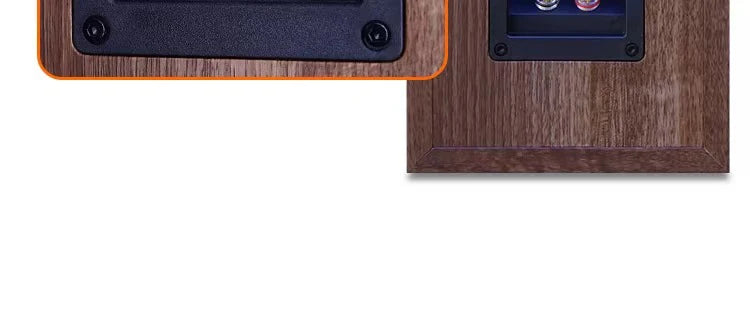CX50 Fever Hi-Fi Level 525-inch Coaxial Passive Speaker 2-Way 120W Output Power Home Wooden Lossless Passive Bookshelf Speaker