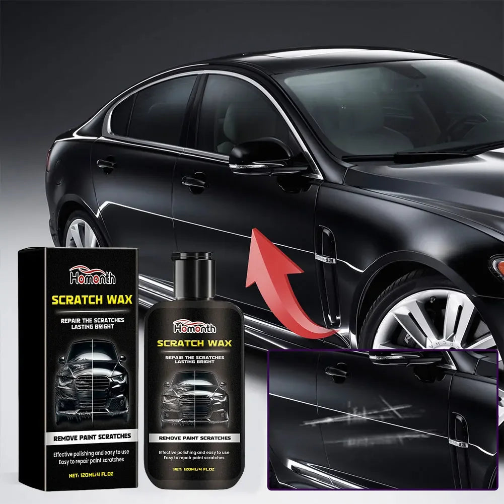 120ml Auto Polish Paint Restorer with Wipe Cloth & Sponge Car Scratches Repair Polishing Wax Auto Care Wax Paint Scratch Care