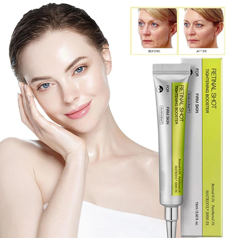 Korean Vita A Retinol Shot Tighten Booster Serum & Eye cream Lifting Anti-Aging Pore Shrink Dark Circles Repair Skin Care Set