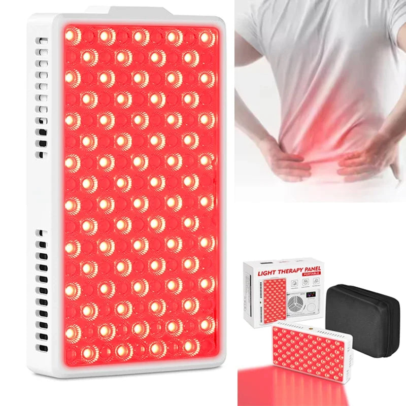 NEW 144 PCS LED Red ＆Infrared Light Therapy Lamp 850nm 660nm LED Beauty Devices for Relieve Full Body Pain Red Light Relief Knee