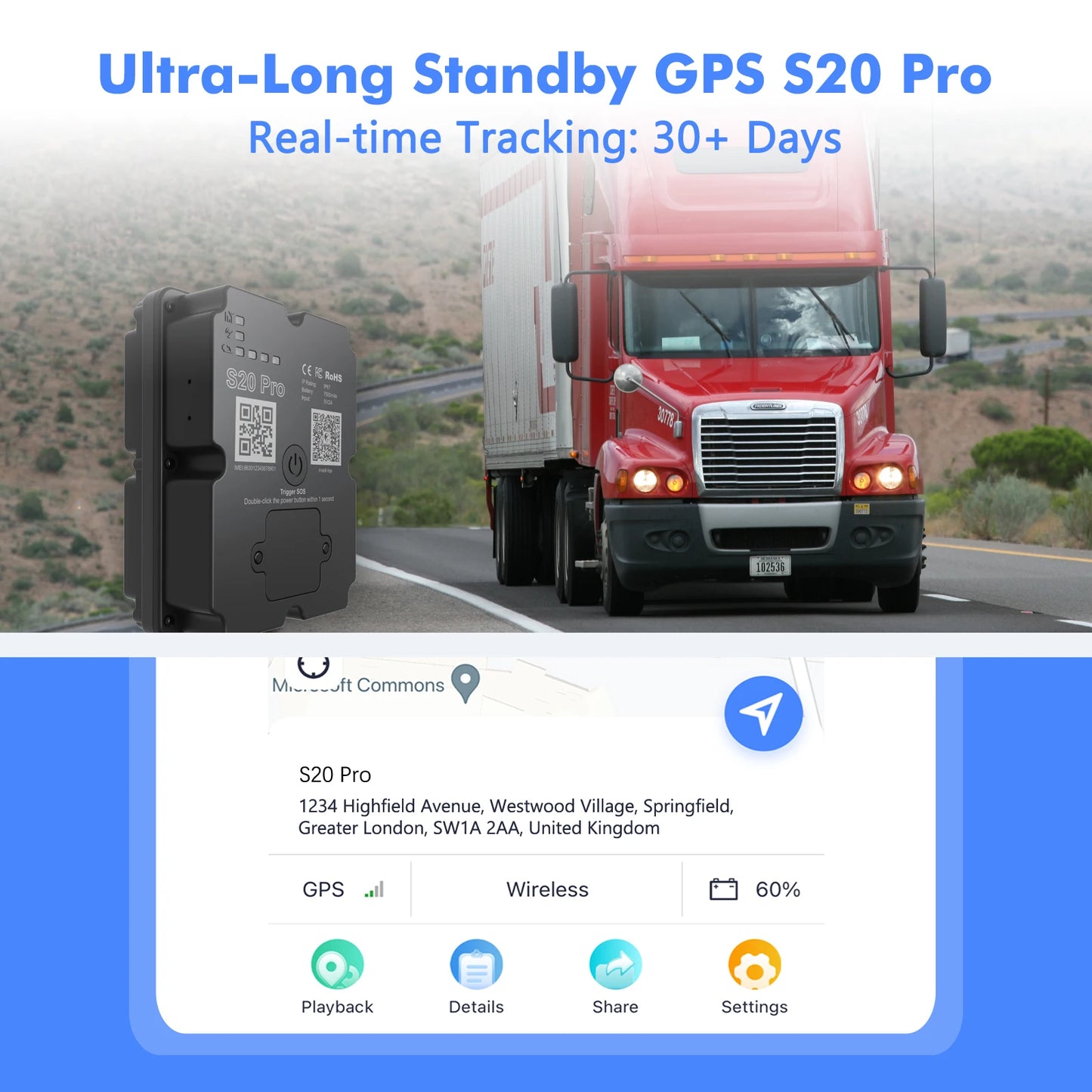 Best 4G Anti-Theft GPS Tracker for Car/Motorcycle - ‌Strong Magnetic Vehicle Locator with Paid APP Tracking/Security Protection
