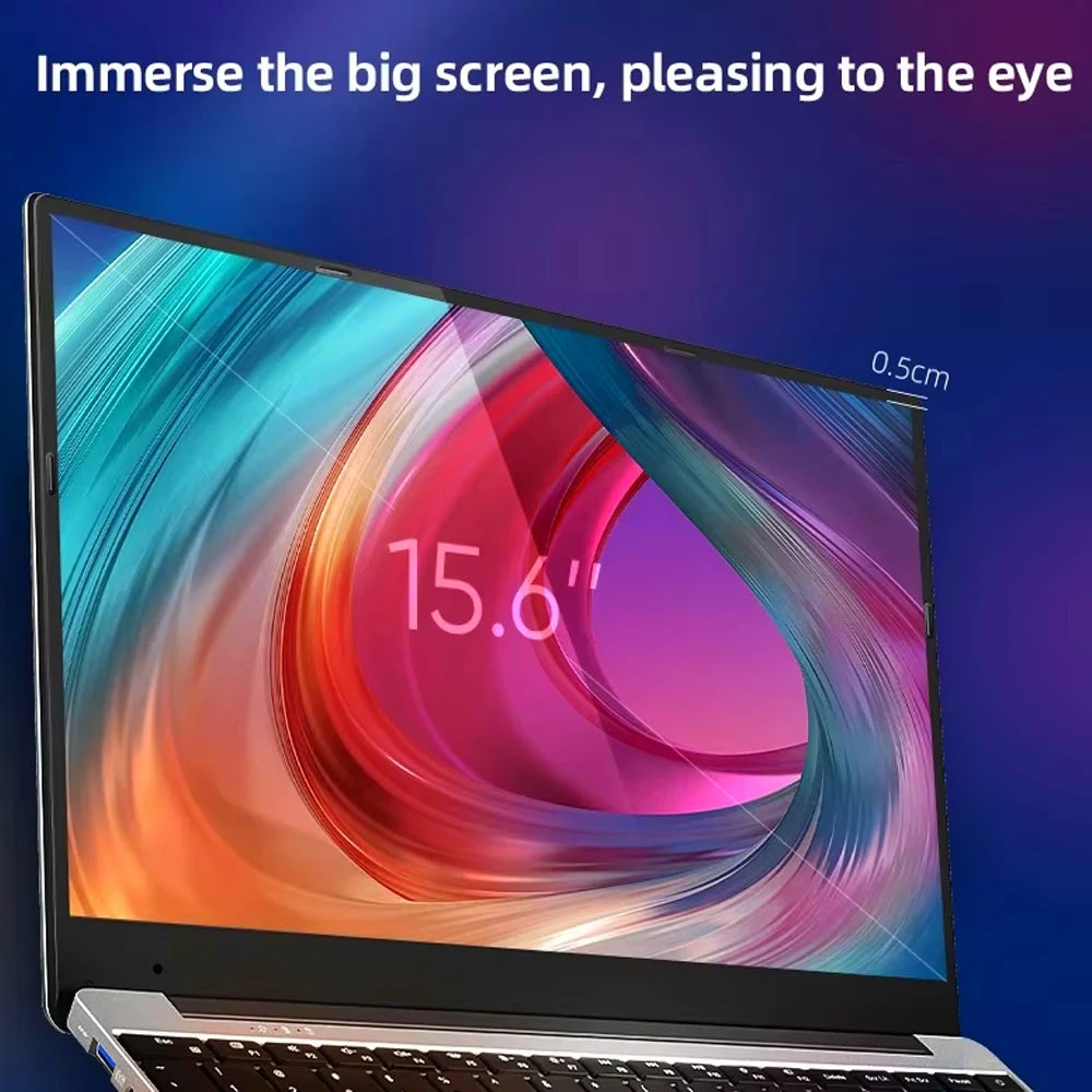 AMD Ryzen 7 2700U Laptop Threshold 15.6 Inch Metal Gaming Laptop -, 36GB RAM, 2TB SSD, 5G WIFI Bluetooth Windows 11 Pro