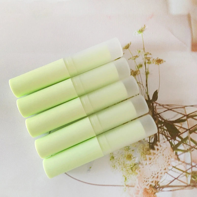 5Pcs 3g Lip Balm Container With Caps Mini Empty Lip Balm Stick Tube Lipstick