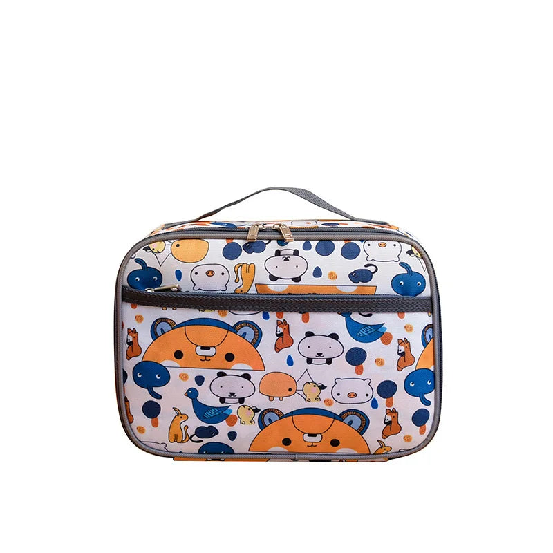 New lunch box bag large capacity kindergarten schoolbag storage bag and high appearance level lunch bag