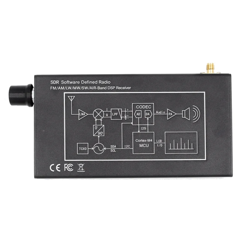 A92Z DeepSDR 101 Software Defined Radio SDR Radio DSP Digital Demodulation Short Wave FM MW SSB CW HAM Radio Receiver