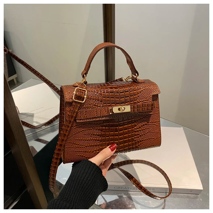 Fashionable  Handbag Women's Shoulder Bag Versatile Crossbody Small Square Bag Elegant Single-Strap Handbag