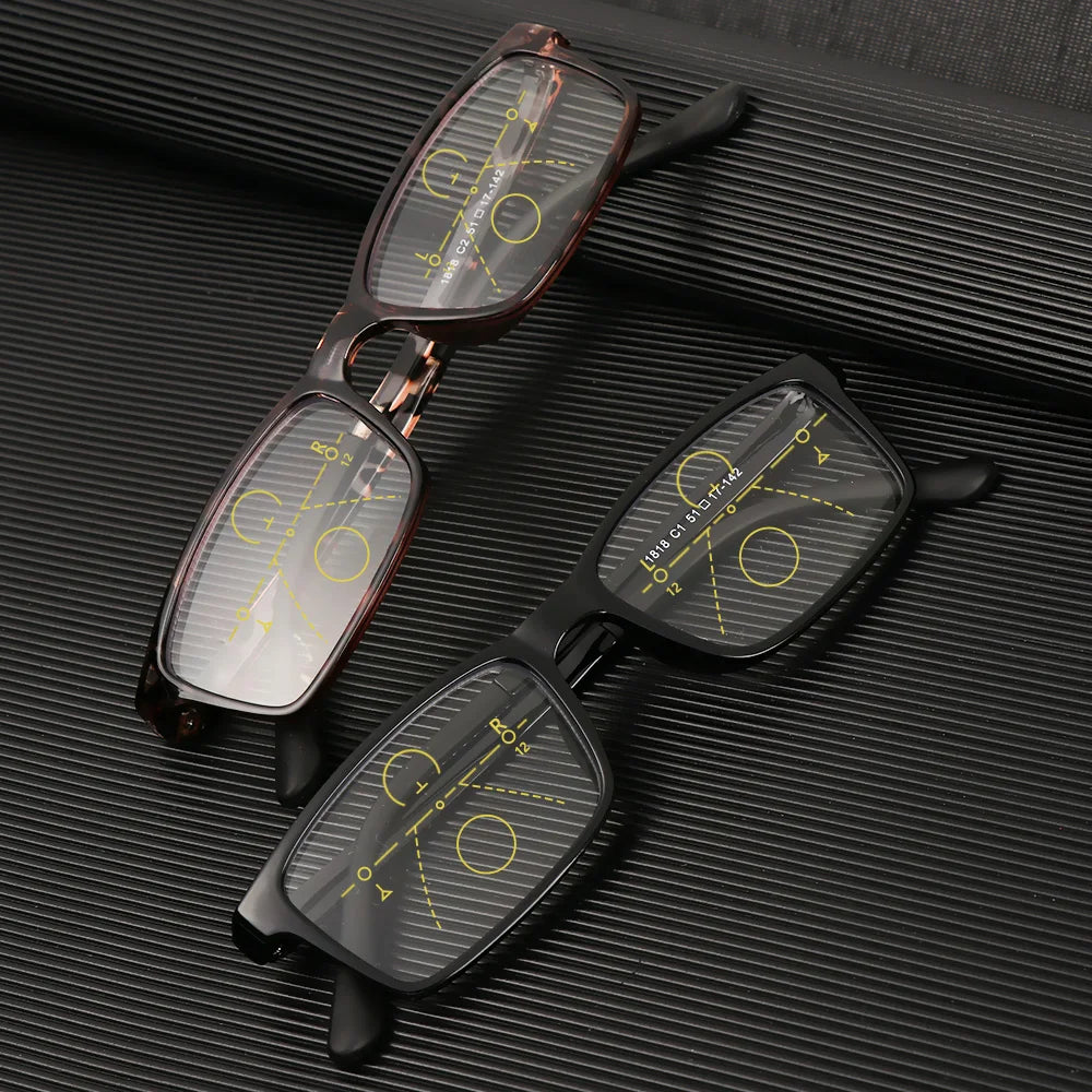 Intelligent Multifocal Progressive Reading Glasses for Men Women Near and Dual-use Anti-Blue Light Eyewear Очки Для Зрения