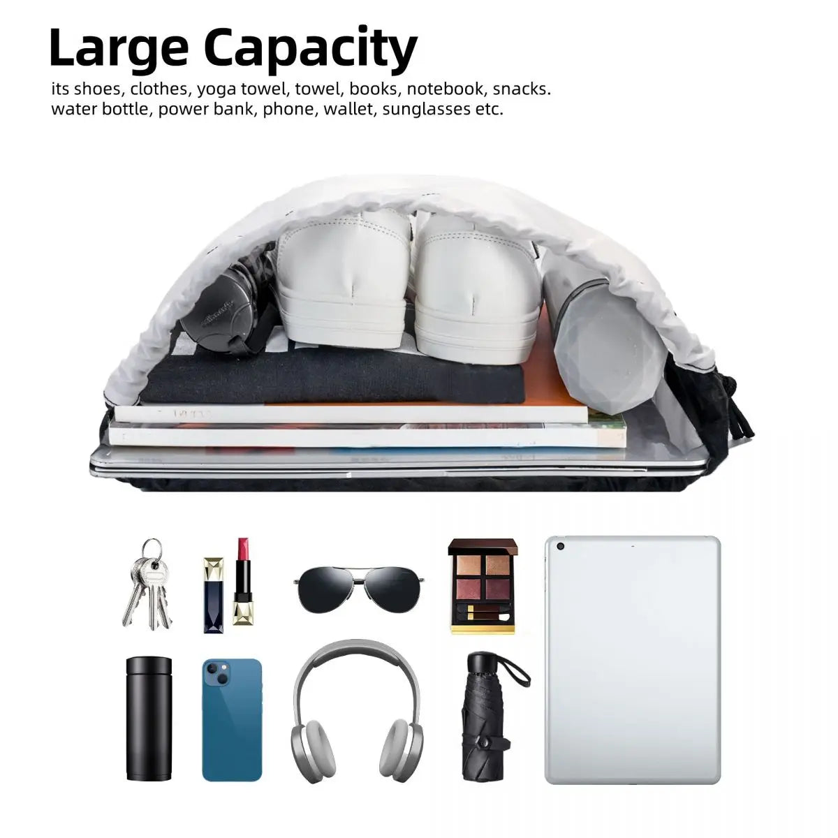 Hunter X Hunter Hisoka ALphabet 2 Drawstring Bags Gym Bag Vintage Backpack Funny Novelty Rucksack Lasting Summer camps