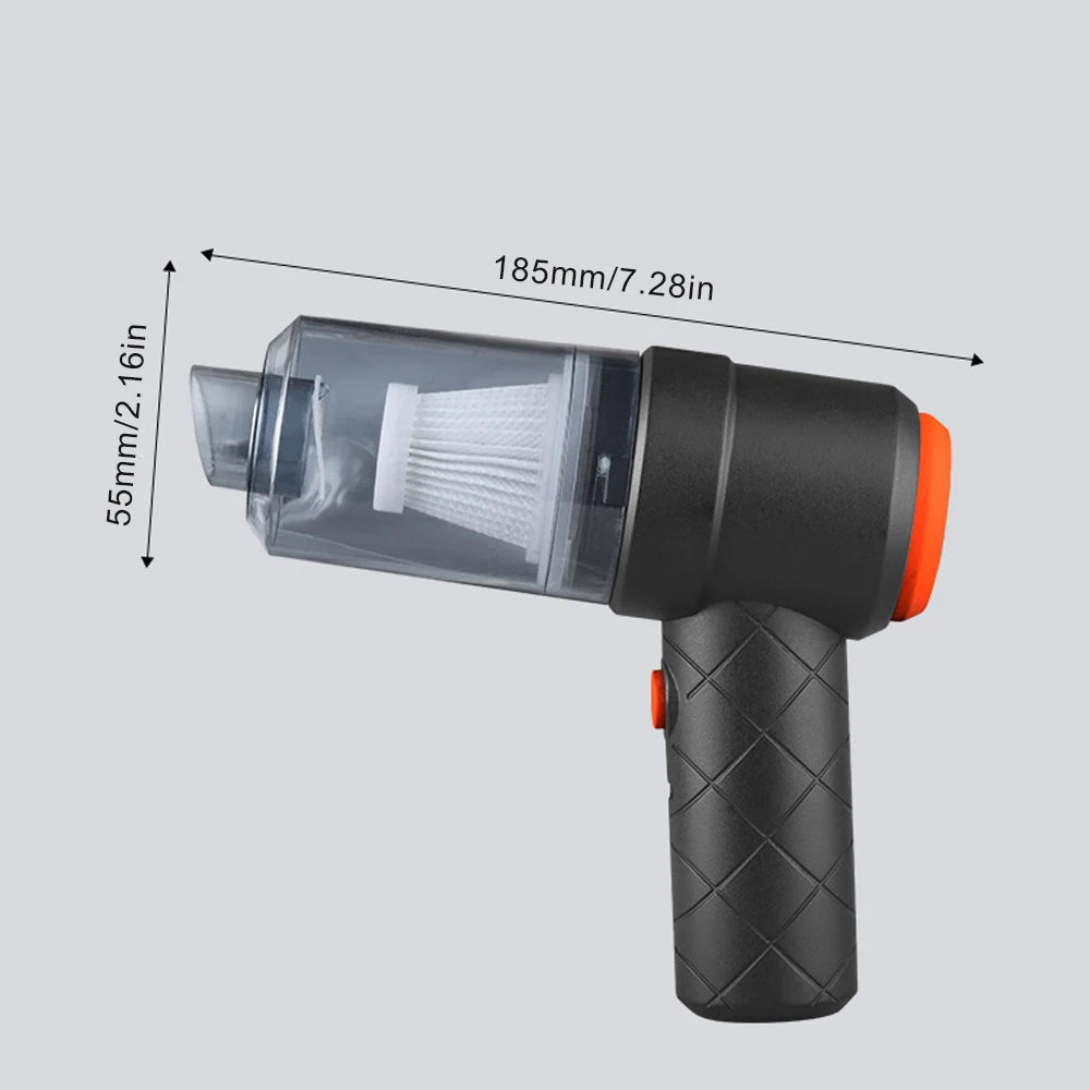 Wireless Car Vacuum Cleaner 120W Cordless Dust Handheld Auto Portabale Vacuum High-power Vacuum Cleaner For Home Office Car