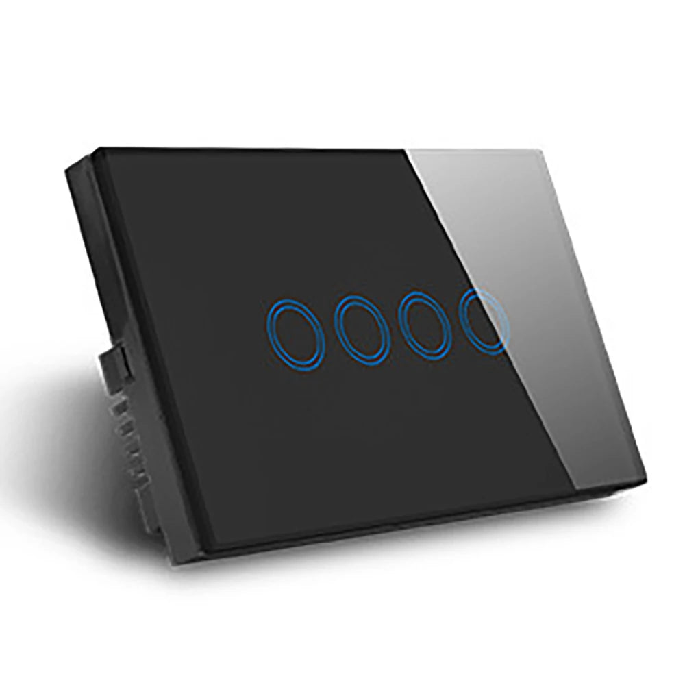 Shawader Wifi Smart Life Tuya Light Wall Switch Interruptor Glass Touch Panel Wireless Voice Remote Control by Alexa Google Home
