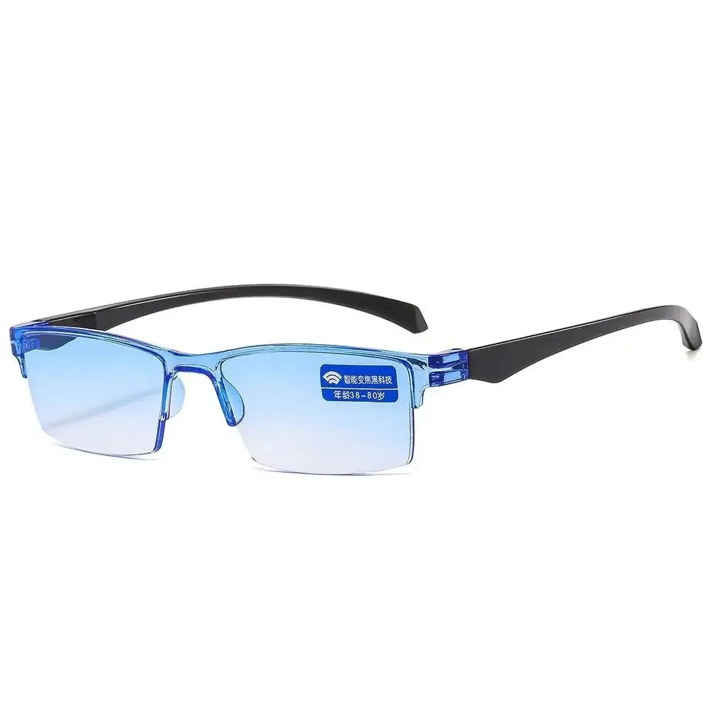 New Smart Automatic Zoom Reading Glasses Rimless Optical Presbyopia Eyewear Spectacle Ultralight Computer Goggles Unisex