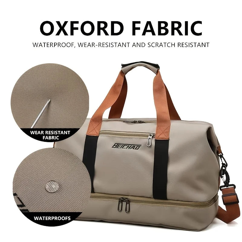 Large Capacity Luggage Bag, A Good Helper for Travel and Boarding Storage, Fashionable and Practical At The Same Time