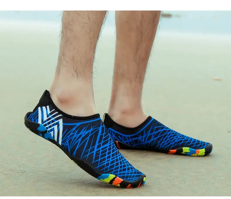 Unisex Shoes Swimming Water Yog Women Men Barefoot Outdoor Beach Sandals Upstream Aqua Shoes Nonslip River Sea Diving Sneakers