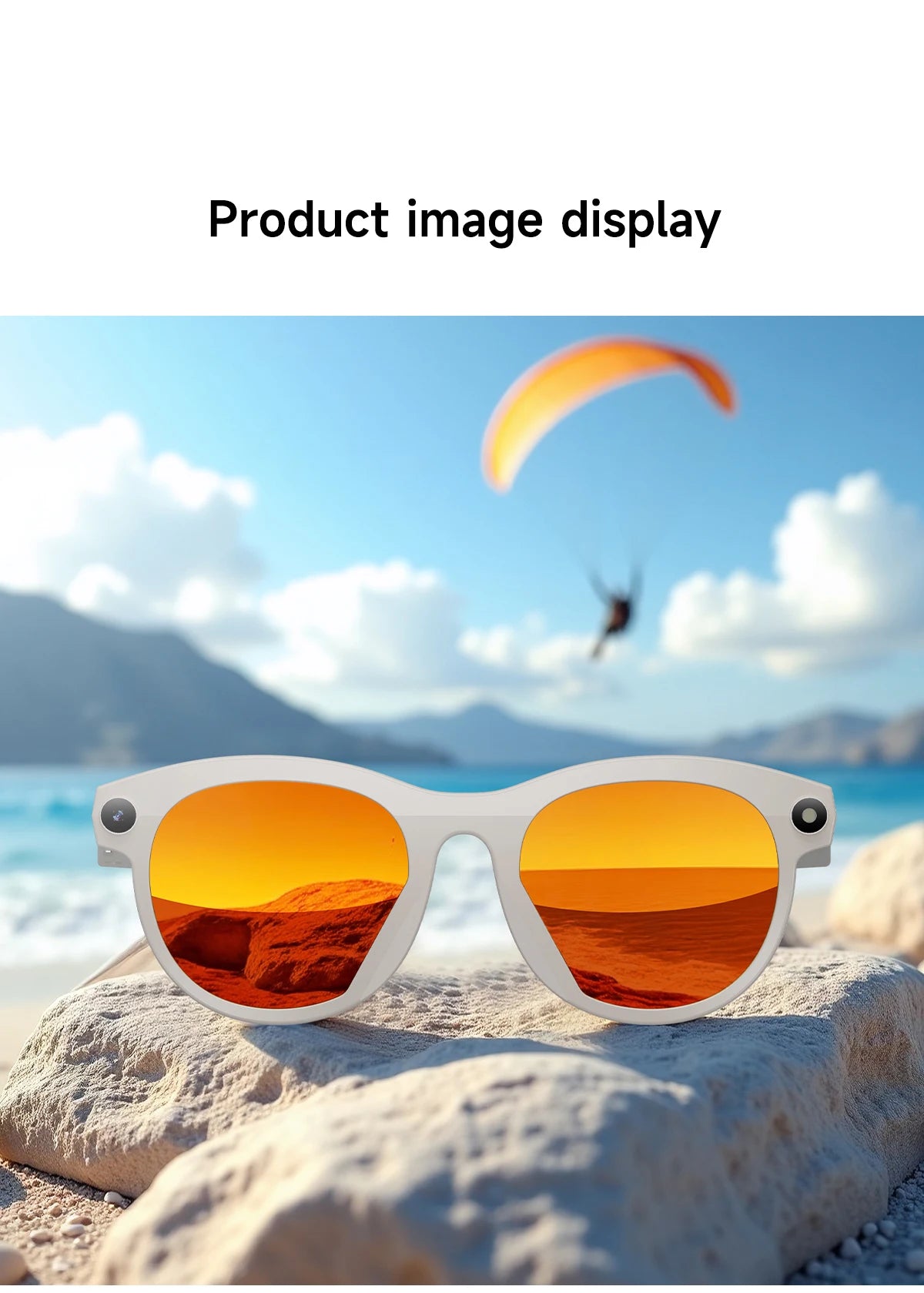 New Intelligent Ai Camera Glasses 200W Pixel HD Shooting Translation Bluetooth Call Intelligent Recognition Sunglasses Men Women