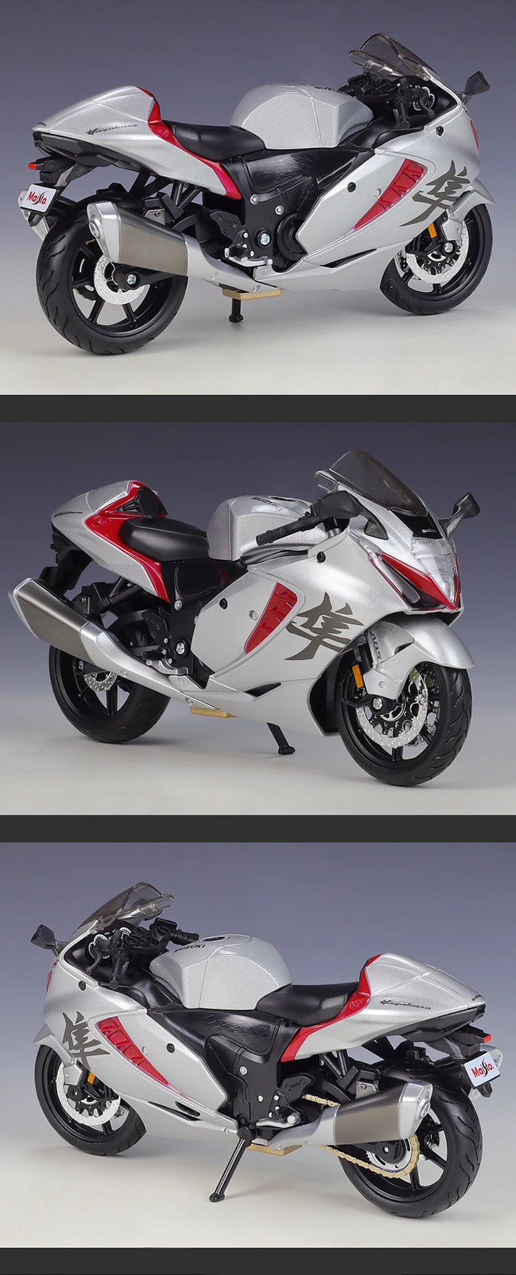Maisto 1:12 SUZUKI 2022 Hayabusa Alloy Racing Motorcycle Model Diecasts Metal Street Sports Motorcycle Model Childrens Toys Gift