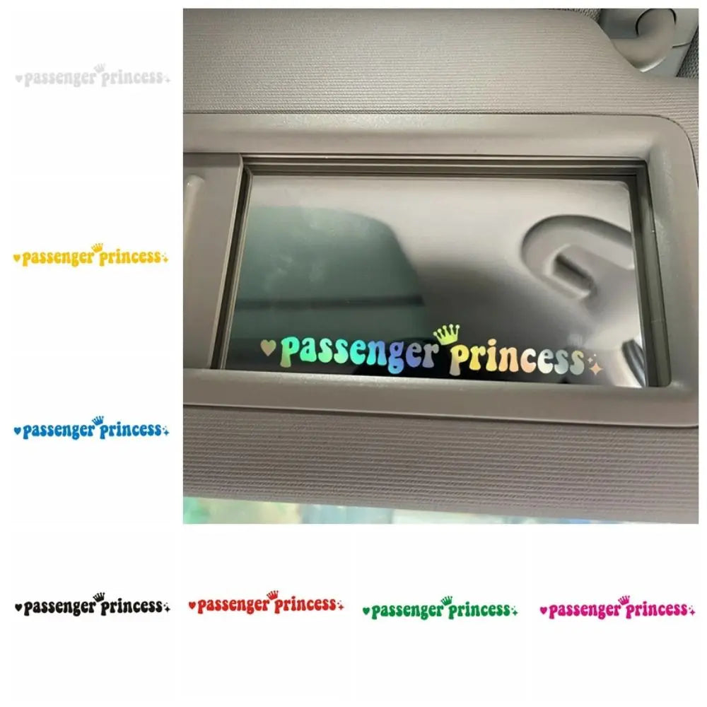 Passenger Princess Passenger Princess Car Stickers Self Adhesive Reflective Passenger Princess Sticker Personality Funny