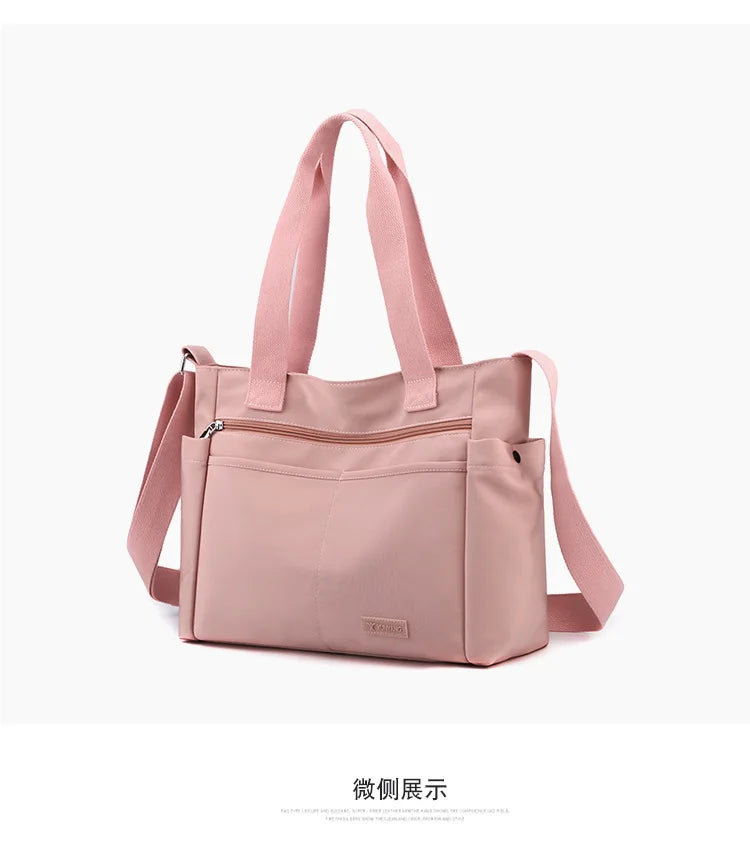 Women Bag Crossbody Nylon Large Capacity Shoulder Bag Lightweight Handbag Maternity Diaper Baby Bag For Mom Travel Dropshipping