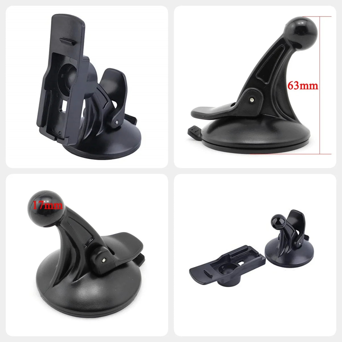Suction Car Cup Bracket Mount + Case for Garmin GPSMAPM 62 62s 62st 62sc 62stc 64 64s 64st 64sc 64x 64sx 64csx 65 65s 65sr